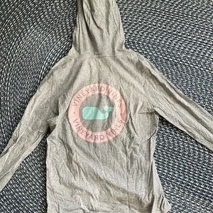 Long sleeved Vineyard Vines hooded top